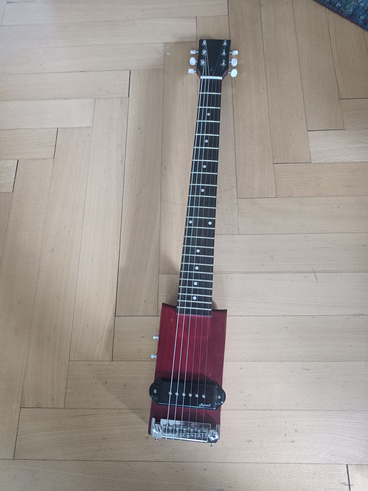 The result: small without the wings, and still very playable with the wings attached!