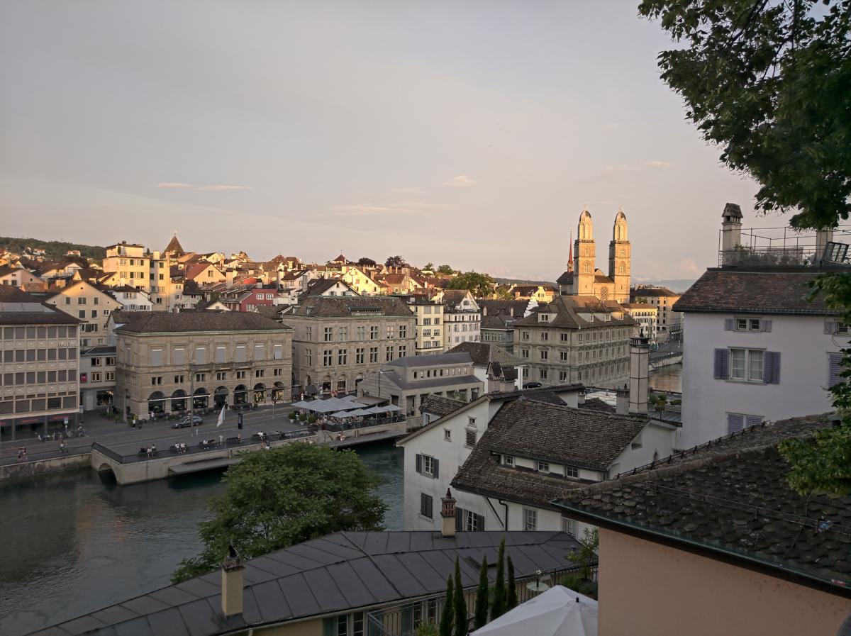 View of Zurich, home of Alien The Cat